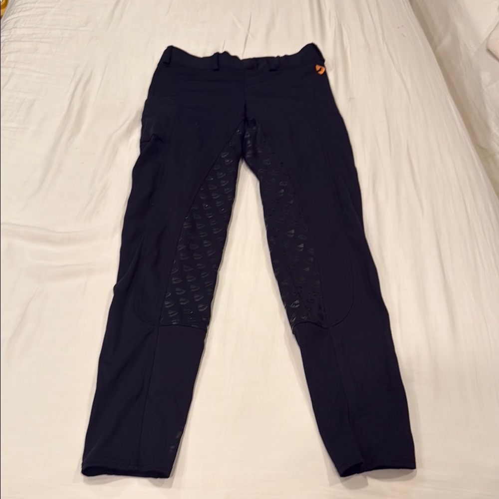 Black Riding Pants with Grip Patches